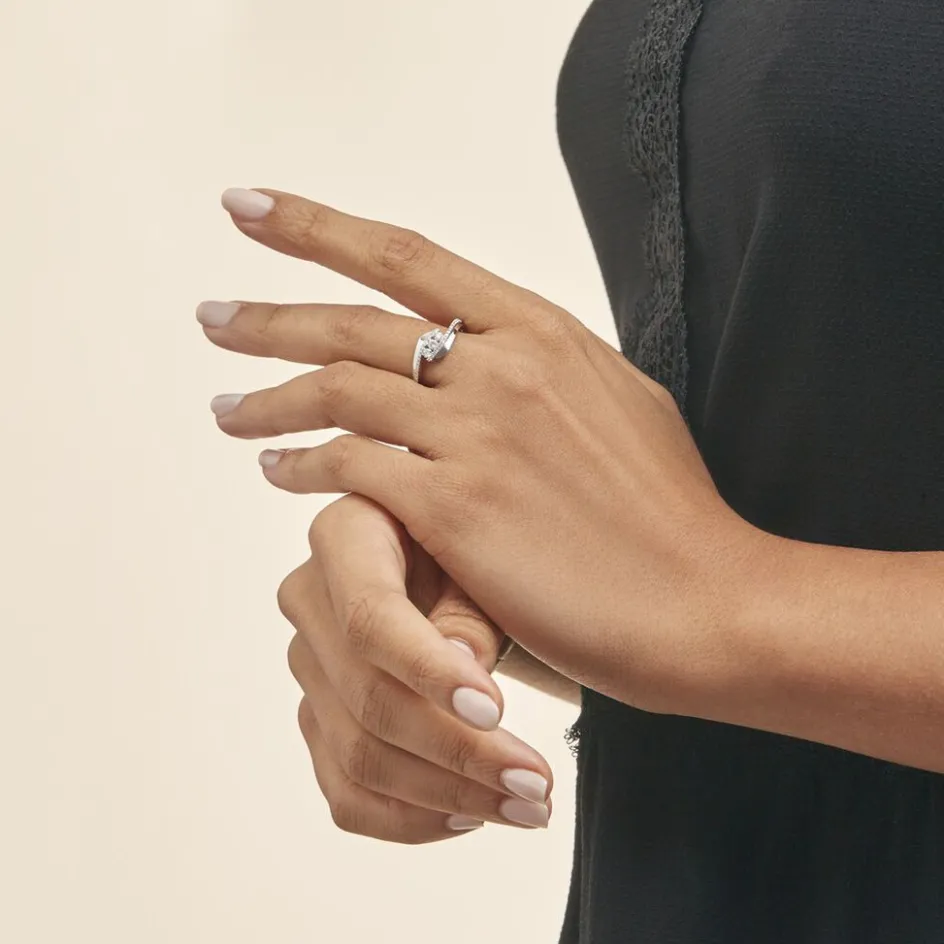 Histoire d'Or Bague Barbara Or Blanc Diamant* Bagues|Bagues Avec Pierre