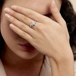 Sale Histoire d'Or Bague Barbara Or Blanc Diamant