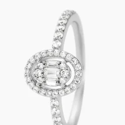 Histoire d'Or Bague Baroque Party Argent Blanc Oxyde De Zirconium* Bagues|Bagues Fantaisie