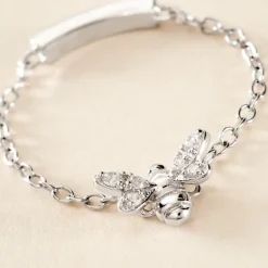 Discount Histoire d'Or Bague Bee Good Argent Blanc Oxyde De Zirconium