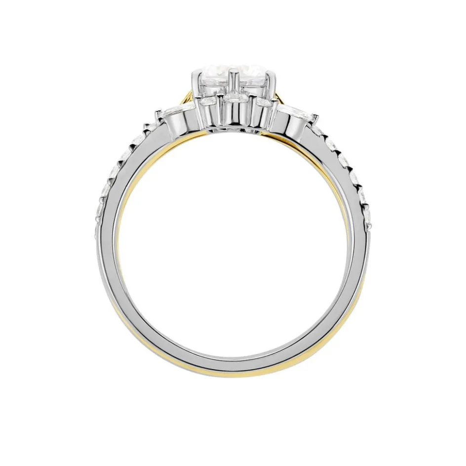 Histoire d'Or Bague Berlin Argent Bicolore Oxyde De Zirconium* Bagues|Bagues Avec Pierre