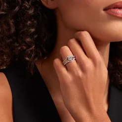 Histoire d'Or Bague Berlin Argent Bicolore Oxyde De Zirconium* Bagues|Bagues Avec Pierre