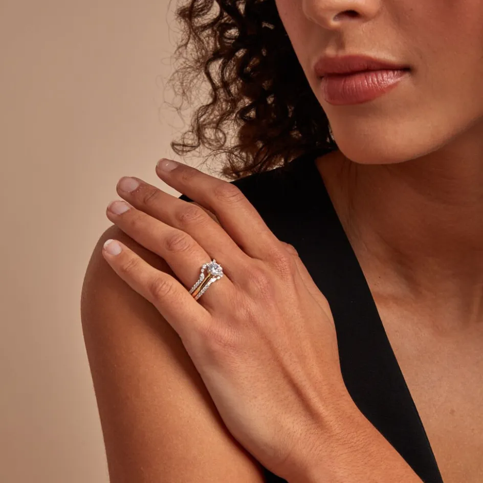 Histoire d'Or Bague Berlin Argent Bicolore Oxyde De Zirconium* Bagues|Bagues Avec Pierre