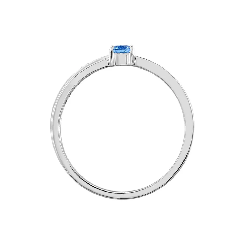 Sale Histoire d'Or Bague Bertheline Argent Blanc Oxyde De Zirconium argent blanc oxyde bleu