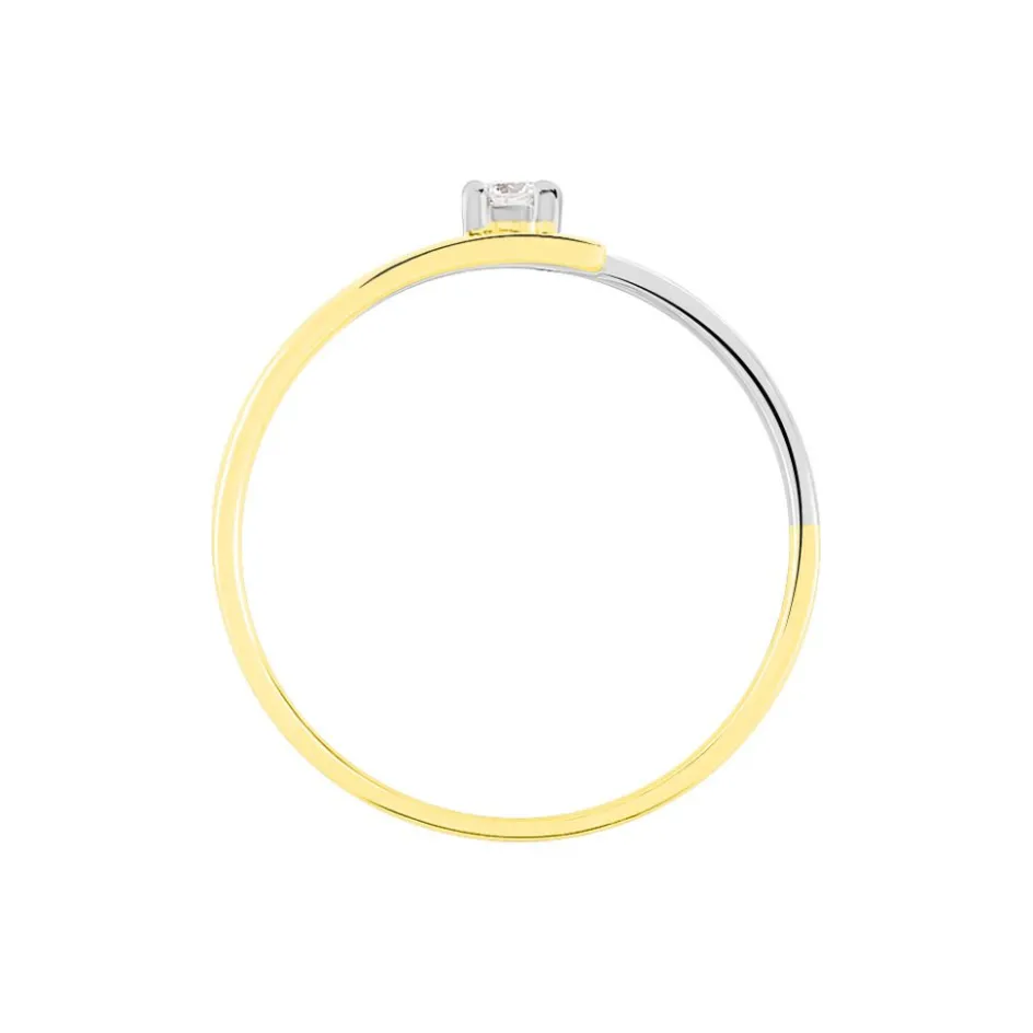 Histoire d'Or Bague Blandine Or Bicolore Diamant* Bagues|Bagues Avec Pierre