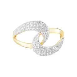 Histoire d'Or Bague Boucle D'or Or Jaune Oxyde De Zirconium* Bagues|Bagues Avec Pierre
