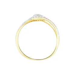 Histoire d'Or Bague Boucle D'or Or Jaune Oxyde De Zirconium* Bagues|Bagues Avec Pierre