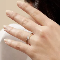 Histoire d'Or Bague Brixia Or Bicolore Diamant* Bagues|Bagues Avec Pierre