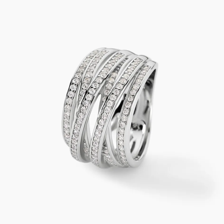 Histoire d'Or Bague Caledonia Argent Blanc Oxyde De Zirconium* Bagues|Bagues Avec Pierre