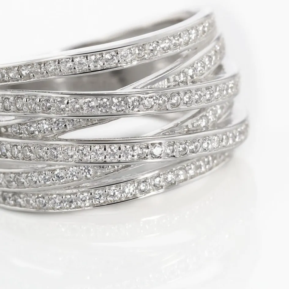 Histoire d'Or Bague Caledonia Argent Blanc Oxyde De Zirconium* Bagues|Bagues Avec Pierre