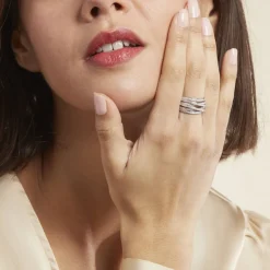 Histoire d'Or Bague Caledonia Argent Blanc Oxyde De Zirconium* Bagues|Bagues Avec Pierre