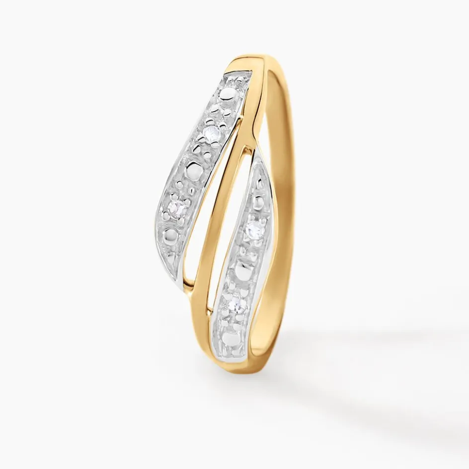Histoire d'Or Bague Calypso Or Jaune Diamant