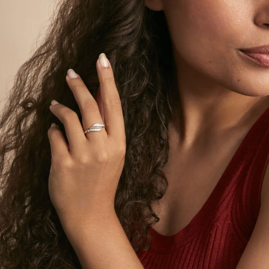 Histoire d'Or Bague Calypso Or Jaune Diamant