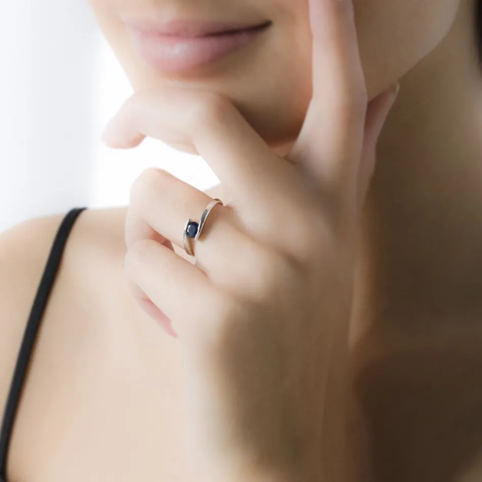 Histoire d'Or Bague Camilia Or Blanc Amethyste* Bagues|Bagues Avec Pierre