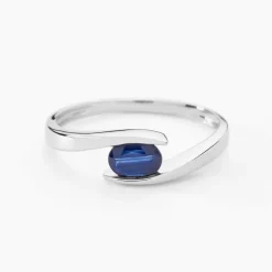 Histoire d'Or Bague Camilia Or Blanc Saphir* Bagues|Bagues Avec Pierre