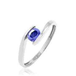 Histoire d'Or Bague Camilia Or Blanc Tanzanite* Bagues|Bagues Avec Pierre