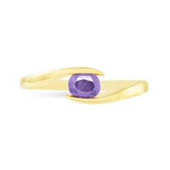 Histoire d'Or Bague Camilia Or Jaune Amethyste