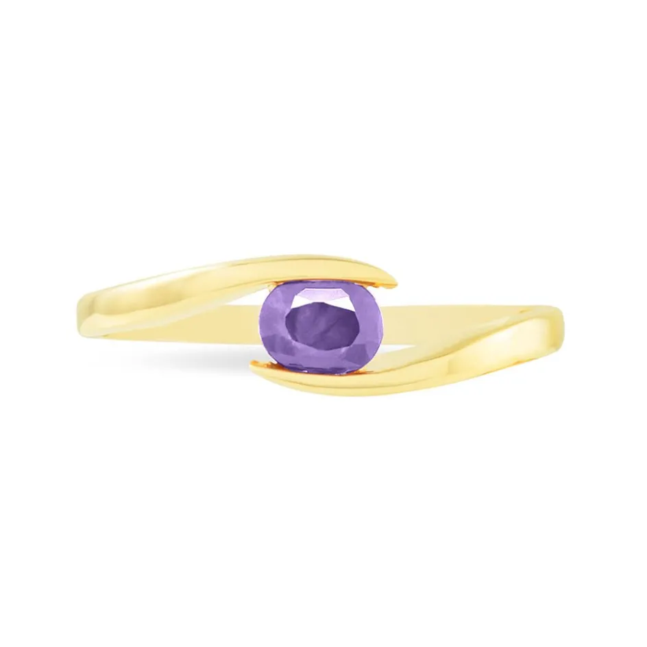 Histoire d'Or Bague Camilia Or Jaune Amethyste