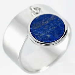 Histoire d'Or Bague Camillo Argent Blanc Lapis Lazuli