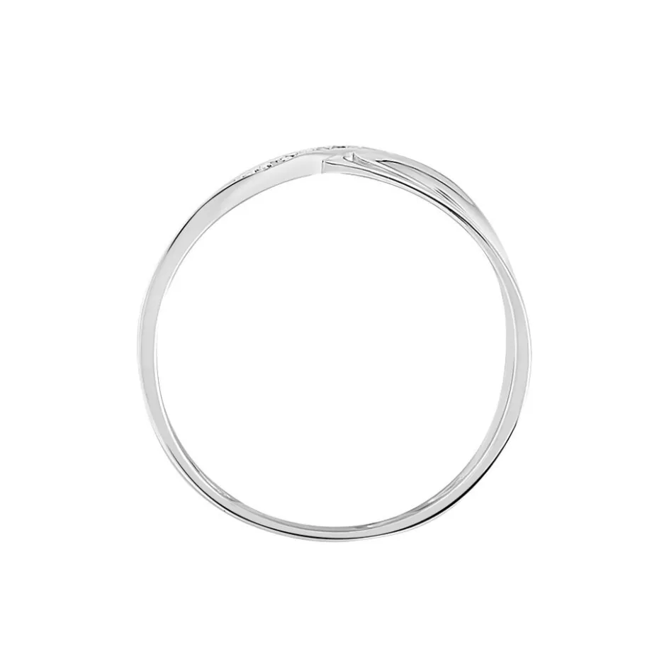 Histoire d'Or Bague Camomille Or Blanc Diamant