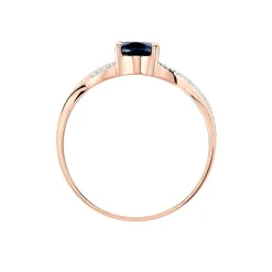 Discount Histoire d'Or Bague Candice Or Rose Saphir