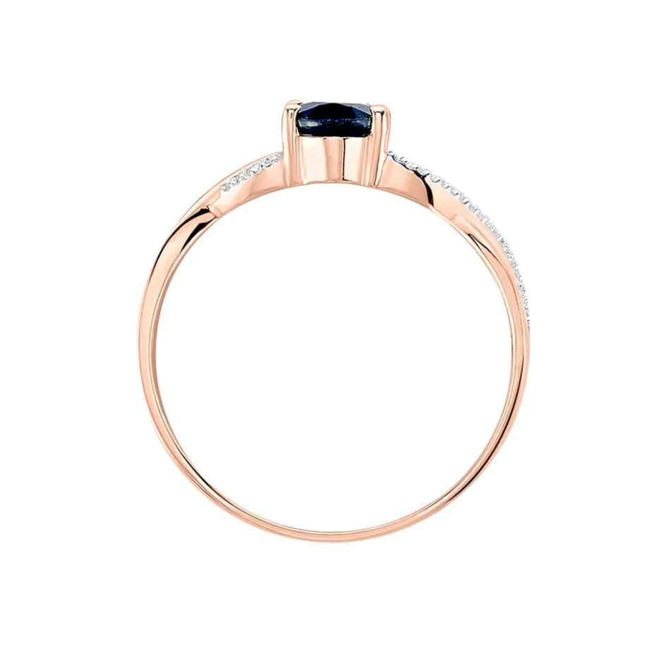 Discount Histoire d'Or Bague Candice Or Rose Saphir