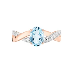 Histoire d'Or Bague Candice Or Rose Topaze* Bagues|Bagues Avec Pierre