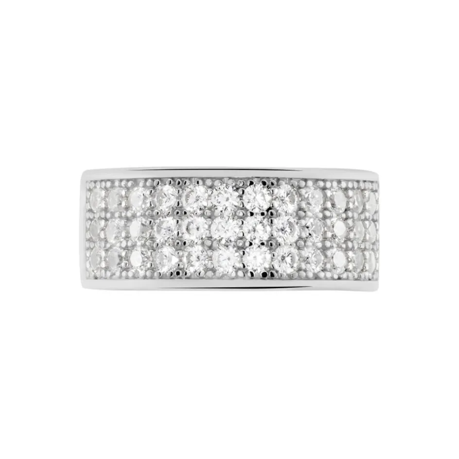 Clearance Histoire d'Or Bague Cecelia Argent Blanc Oxyde De Zirconium