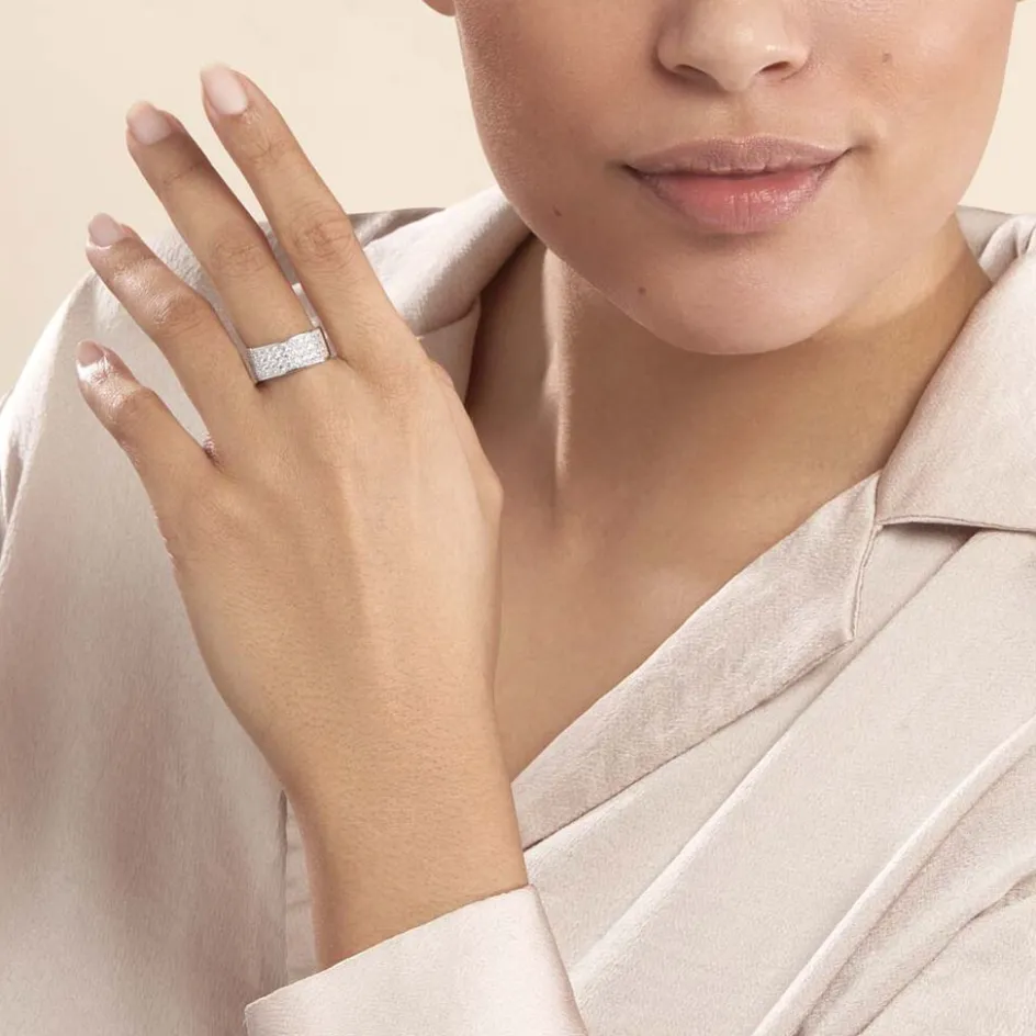 Clearance Histoire d'Or Bague Cecelia Argent Blanc Oxyde De Zirconium