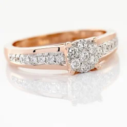 Outlet Histoire d'Or Bague Celia or rose diamant