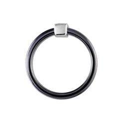 Histoire d'Or Bague Ceramik Design Argent Blanc Céramique Et Oxyde De Zirconium* Bagues|Bagues Avec Pierre