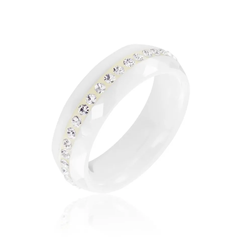 Best Histoire d'Or Bague Ceramik Design Ceramique Strass Et Céramique
