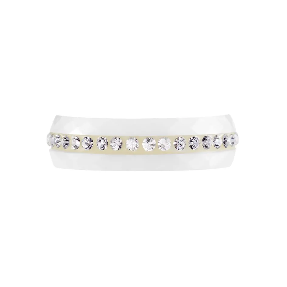 Best Histoire d'Or Bague Ceramik Design Ceramique Strass Et Céramique