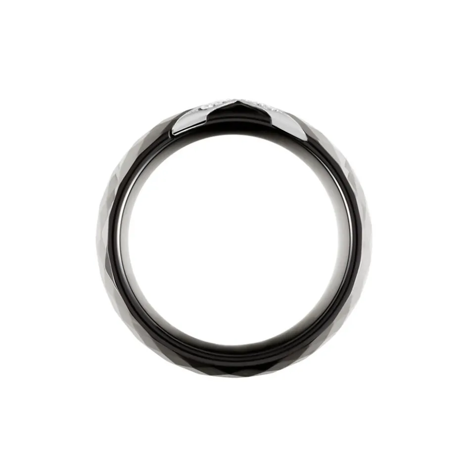 Discount Histoire d'Or Bague Ceramique X Argent Blanc Oxyde De Zirconium Et Céramique