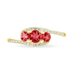 Histoire d'Or Bague Chloe Or Jaune Rubis Et Diamant* Bagues|Bagues Avec Pierre