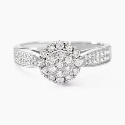 Histoire d'Or Bague Chou Or Blanc Diamant* Bagues|Bagues Avec Pierre