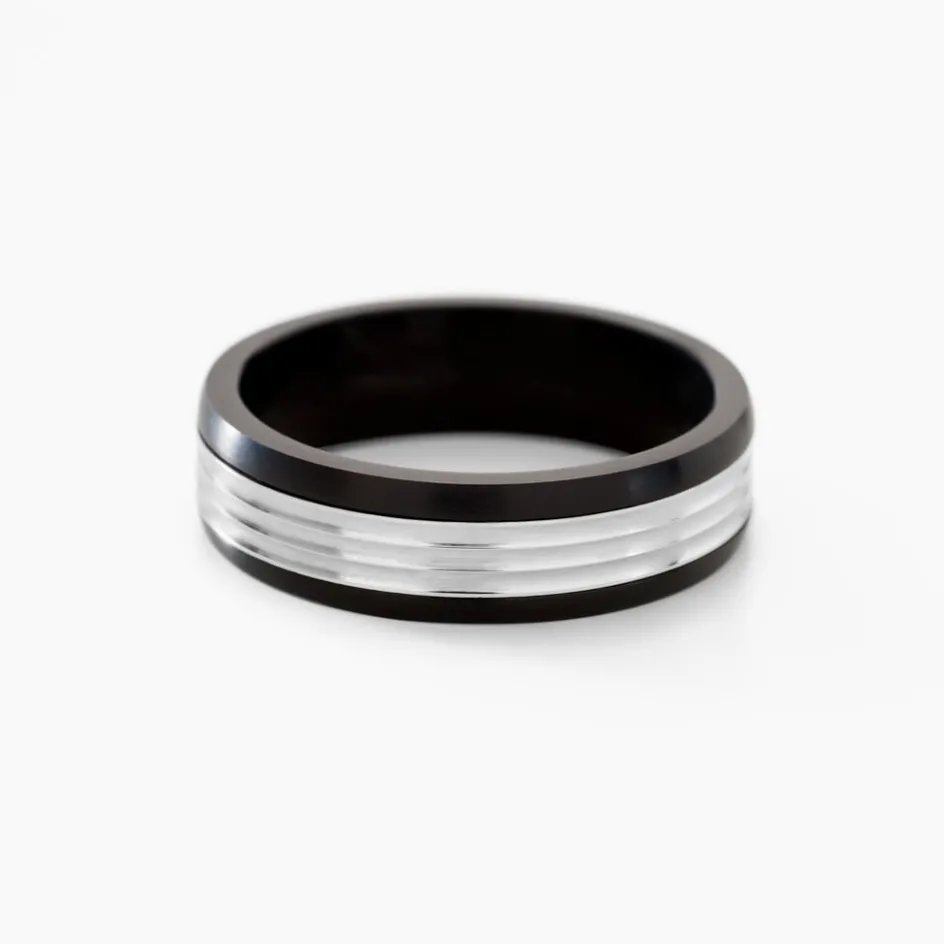 JOURDAN Bague Christell Acier Blanc* Bagues|Bagues Sans Pierre