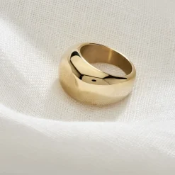 Histoire d'Or Bague Cleoria Acier Dore* Bagues|Bagues Sans Pierre