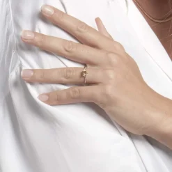 Best Histoire d'Or Bague Clothilde Or Jaune Citrine Et Oxyde or jaune citrine jaune