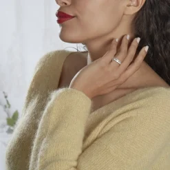 Histoire d'Or Bague Collection 1986 Or Blanc Diamant* Bagues|Bagues Avec Pierre