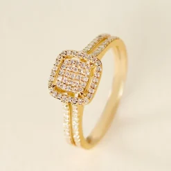 Histoire d'Or Bague Collection 1986 Or Jaune Diamant* Bagues|Bagues Avec Pierre