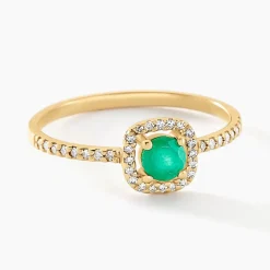 Histoire d'Or Bague Cosimo Or Jaune Emeraude Diamant* Bagues|Bagues Avec Pierre