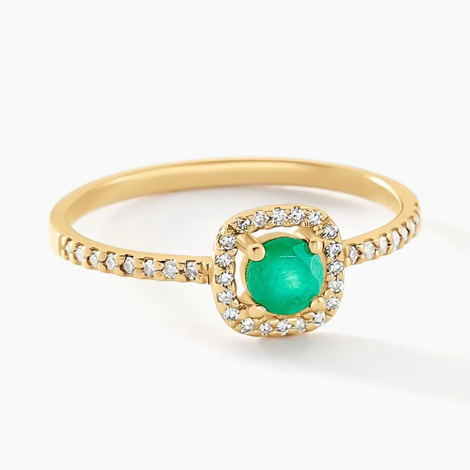 Histoire d'Or Bague Cosimo Or Jaune Emeraude Diamant* Bagues|Bagues Avec Pierre