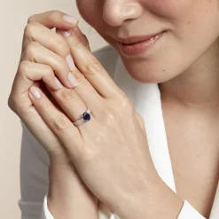 Best Histoire d'Or Bague Crista Et Diamant or blanc saphir