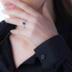 Best Histoire d'Or Bague Crista Or Blanc Topaze Et Diamant