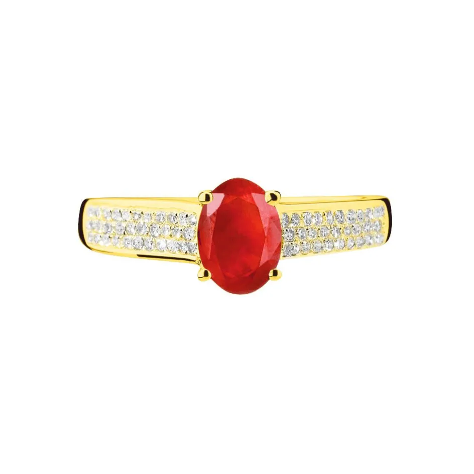 Best Histoire d'Or Bague Crista Et Diamant or jaune rubis
