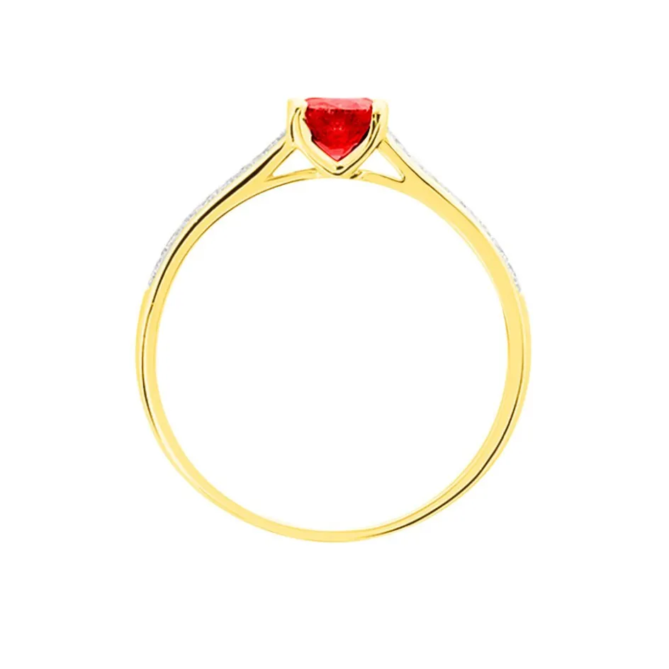 Best Histoire d'Or Bague Crista Et Diamant or jaune rubis
