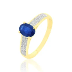 Best Histoire d'Or Bague Crista Et Diamant or jaune saphir