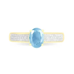 Histoire d'Or Bague Crista Or Jaune Topaze Et Diamant* Bagues|Bagues Avec Pierre