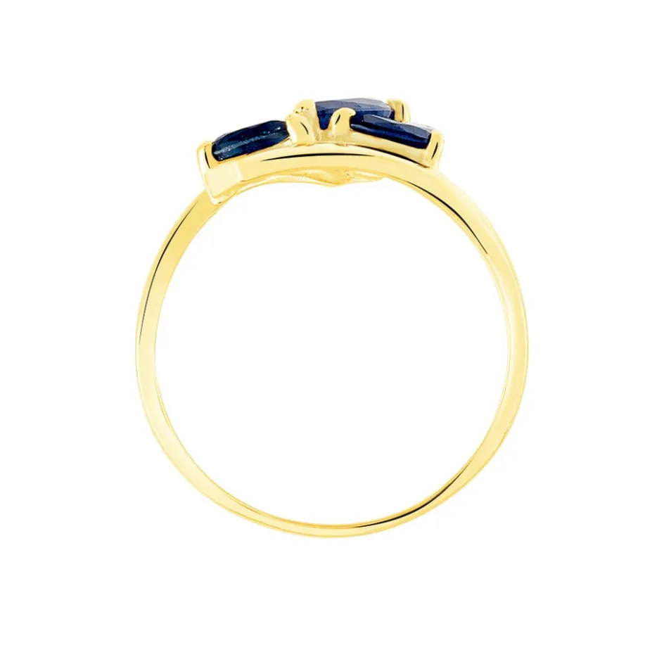 Histoire d'Or Bague Dahlia Or Jaune Saphir Diamant* Bagues|Bagues Avec Pierre